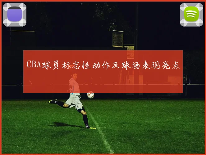 CBA球员标志性动作及球场表现亮点